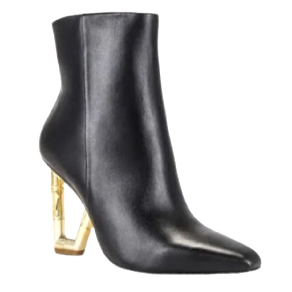 NWOB Cult Gaia Black Valeska Geometric Heel Boot - Sz 6